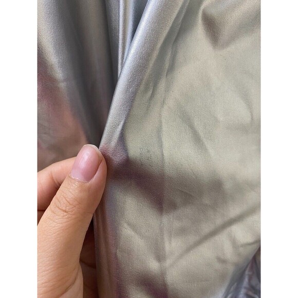 ROMWE Grunge Punk Men's Drawstring Belt Pu Leather Utility Cargo Pants SILVER - Picture 9 of 16